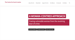 Desktop Screenshot of centreforsocialjustice.org.uk